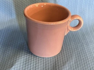 Fiesta Rose Pink Mug Coffee Cup Fiestaware Ring Handle Tom & Jerry - Picture 1 of 5