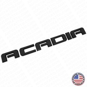 For GMC Acadia Front Door or Rear Liftgate Nameplate Logo Emblem Matte Black