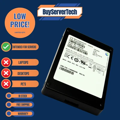 Samsung MZ-ILS960N PM1633a 960GB SAS 12Gbps 2.5" SSD | TLC | SFF | Grade A - Image 1 of 4