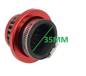 35MM RED AIR FILTER CHINESE PIT DIRT BIKE ATV U AF41 - Foto 1 di 6