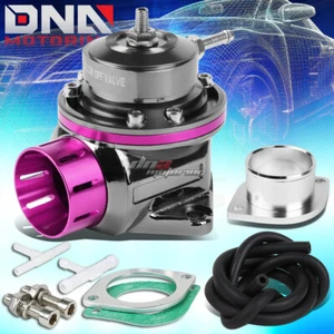 UNIVERSAL ALUMINUM PURPLE TYPE-S RS RZ 2-BOLT FLANGE TURBO BLOW-OFF VALVE 30 PSI - Picture 1 of 5