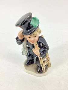 Vintage Friedel Bavaria West Germany Figurine Chimney Sweep Hand Painted Lucky - Picture 1 of 9