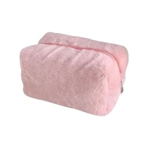 Plush Cosmetic Bags Large Capacity Toiletry Makeup Pencil Storage Case (Pink) AU - Bild 1 von 7