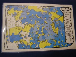 Bonne Terre Mine West End Diving Laminated SCUBA Diving Map - Picture 1 of 5