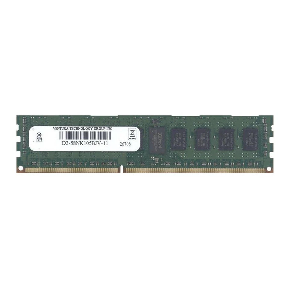 Ventura D3-58NK105BJV-11 8GB (2x4GB) PC3-12800 DDR3-1600 ECC Server Memory - Image 1 of 1