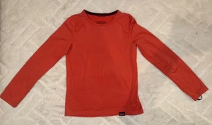 Patagonia Capilene Baselayer Shirt Mädchen Small 7-8 Langarm koralle orange - Bild 1 von 4