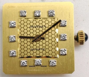 Juvenia ETA Cal. 976.001 Swiss quartz watch movement Diamond Dial Works - Picture 1 of 6