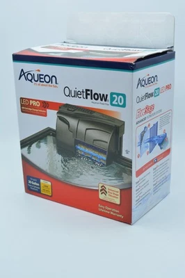 Aqueon QuietFlow 20 LED PRO 30 Gallon Power Filter, NEW OPEN BOX - Image 1 of 4