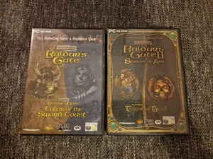 Baldurs Gate 1 And 2, Sword Coast And Throne Of Bhaal, Pc Game (E2) - Picture 1 of 16