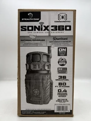 Stealth Cam Fusion-X Pro 36MP Cellular Trail Camera - Image 1 of 4