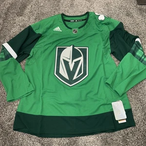 Adidas Vegas Golden Knights St Patrick’s Day Trikot 2022 Authentic Größe 52 Selten - Bild 1 von 10