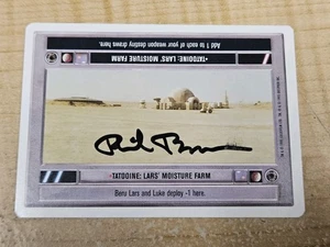 Phil Brown Hand Signed Star Wars TCG Trading Card SDCC Rare Uncle Owen - Picture 1 of 4