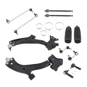 Control Arm Suspension Kit w/ Ball Joints Tie Rod Set For Honda CR-V 2007-2011 - Picture 1 of 12