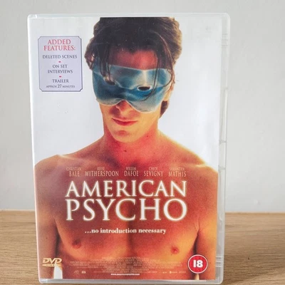 American Psycho (DVD) 2000 - Christian Bale, Willem Dafoe, Reese Witherspoon - Image 1 of 3