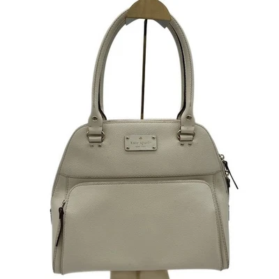 Kate Spade New York Satchel Handbag Leather Top Handle Shoulder Bag Ivory - Image 1 of 4