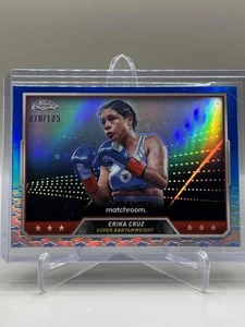 Erika Cruz 2024 Topps Chrome Boxing #92 Blue Refractor /125 - Picture 1 of 2