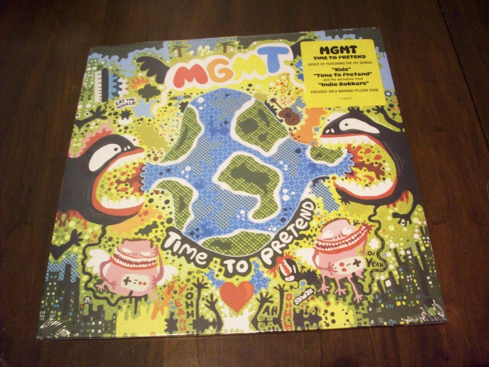 MGMT Time To Pretend (Banana Yellow Colored Vinyl Extended Play) Records & LPs