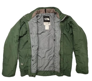 The North Face Vintage 90s Green US Forest Service Jacket USA Mens Large Long - Picture 1 of 21