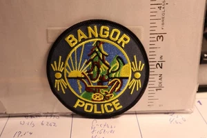 police patch    BANGOR POLICE MAINE - Picture 1 of 1