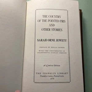 Das Land der spitzen Tannen und andere Geschichten von Sarah Orne Jewett 1979 HC / kein DJ - Bild 1 von 6