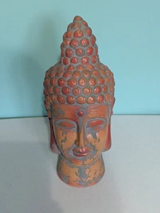porcelain pottery buddah head statue 13" - Picture 1 of 13