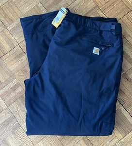 Carhartt Insulated Shoreline Pants Navy Blue 3XL Brand New W Tags Workwear - Picture 1 of 10