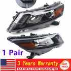 Pair Headlight For 2010 2011 Honda Accord Crosstour 2012 Left and Right side