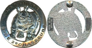 2° R.Chasseurs, 3° G.E, MARTINPRE, Nashorn, PIN'S Bindung (9353) - Bild 1 von 1