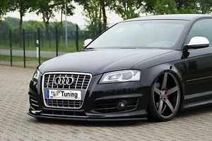 Espada alerón alerón delantero labio Cuplippe de ABS para Audi S3 8P 8PA con homologación - Imagen 1 de 2