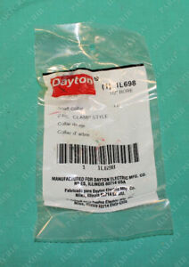Dayton 1L698  Shaft Collar 1/2" Bore 2-Pc Clamp Style .5"  NEW