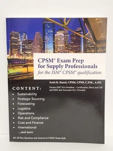 CPSM Exam Prep for Supply Professionals for the ISM qualification STUDY GUIDE - Picture 1 of 9