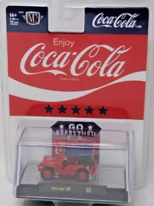 M2 Machines Coca Cola 1944 Jeep MB 9250 Pcs 750 Chase Worldwide A31 23-07 New - Picture 1 of 2