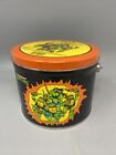 Teenage Mutant Ninja Turtles TMNT Vintage 1990 Butter Kisses Tin Pail