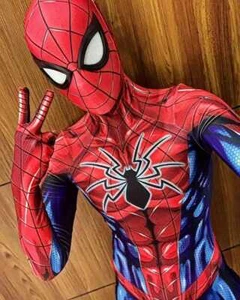 ALL NEW Spider-man Jumpsuit Spiderman Cosplay Costume Halloween Adult/Kids Gifts - Picture 1 of 7