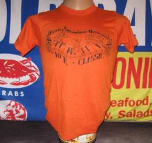 Camicia da corsa FAIRFAX SYMPHONY Orchestra vintage anni 80 media Virginia SCREEN STARS - Foto 1 di 6