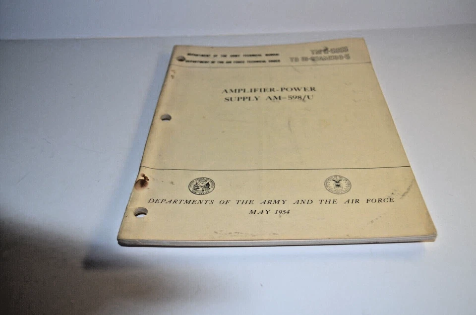 Department of the Army And Air Force Technical Manual And Order - Image 1 of 1