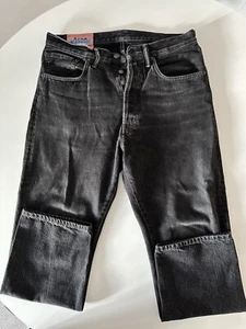 Acne Studios Stone Washed Black Jeans Size 30 - Picture 1 of 5