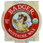 4 Pack Badger Man Care Mustache Wax Tin, 0.75 Oz