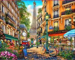 Springbok Paris Afternoon 1000 Piece Jigsaw Puzzle By Dominic Davison - Picture 1 of 2