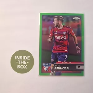 Arriola Dallas Cromado Topps MLS 2023 FC Paul Verde Neón/99 - Imagen 1 de 1
