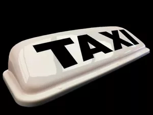 Lettercraft 24" LED Illuminated Magnetic Taxi Roof Top Sign Light - White - Picture 1 of 3