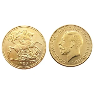 Great Britain Gold Sovereign Coin George V 1914 - Picture 1 of 6