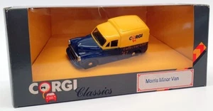 Corgi 1/43 Scale C957/3 - Morris Minor Van Corgi - Blue/Yellow - Picture 1 of 1