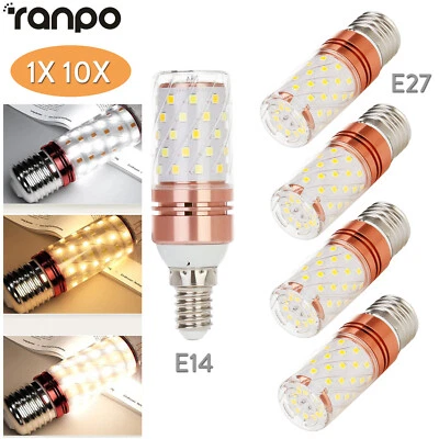 1X 10X Led Corn Light Bulb E14 E27 12W 20W Tricolor Color Changing 220V 240V - Image 1 of 4