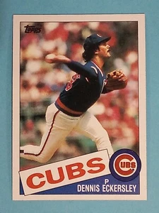 1985 Topps Dennis Eckersley Chicago Cubs #163 ⚾ - Picture 1 of 2