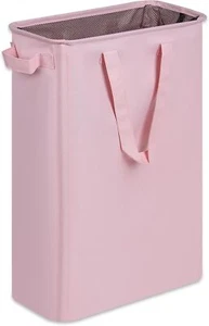 Slim Laundry Basket,Narrow Laundry Hamper with Handles,Collapsible Dirty Clothes - Picture 1 of 7