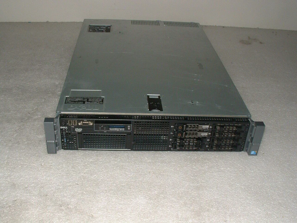 Dell PowerEdge R710 2.5" 2U Server 2x X5670 2.93GHZ 12-Cores / 128gb / 8x Trays - Image 1 of 3