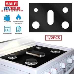 Kitchen Gas Range Stove Top Burner Cover Guard Protector Reusable Non-stick Line - Picture 1 of 18