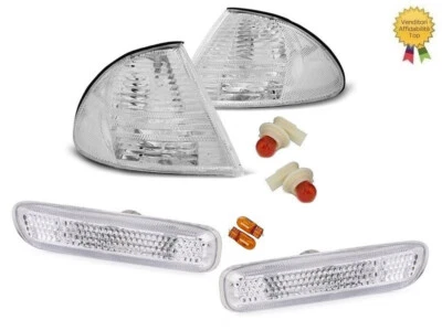 Frecce Anteriori Bianche Indicatori Direzione BMW SERIE 3 E46 1998-2000 5 PORTE - Immagine 1 di 4