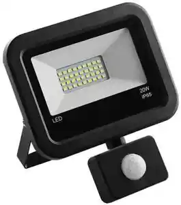 LED PIR Fluter 20W 20 Watt IP65 230V IP65 GARTEN WERKSTATT SICHERHEITSLEUCHTE - Bild 1 von 2